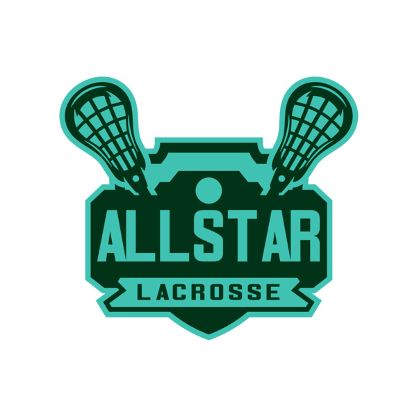 All stars Lacrosse Logo Template Thumbnail