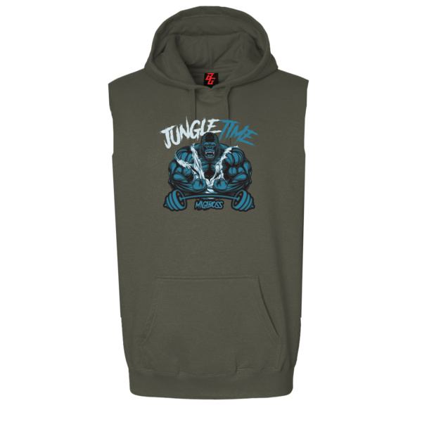 Jungle Time mouwloze Hoodie Thumbnail