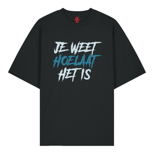 Je weet hoelaat het is Oversize Shirt Thumbnail