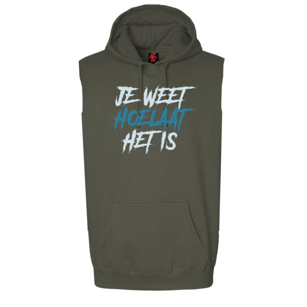 Jungle Time mouwloze Hoodie Thumbnail